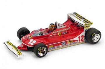 Ferrari 312 T4 #12 Monaco Grand Prix 1979 (Gilles Villeneuve) with driver