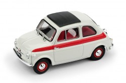 Fiat Nuova 500 Sport 1959 (closed roof / white & red)
