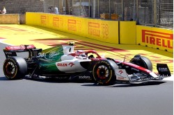 Alfa Romeo C42 #24 'Alfa Romeo F1 Team ORLEN' Azerbaijan GP 2022 (Zhou GuanYu) w/display case