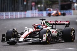 Alfa Romeo C42 #77 'Alfa Romeo F1 Team ORLEN' Azerbaijan GP 2022 (Valtteri Bottas) w/display case