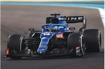 Alpine A521 #14 'Alpine F1 Team' Abu Dhabi Grand Prix 2021 (Fernando Alonso - 8th)