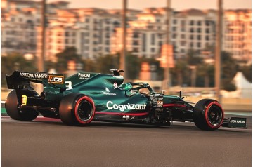 Aston Martin AMR21 #18 'Aston Martin Cognizant F1 Team' Abu Dhabi GP 2021 (Lance Stroll - 100th GP)