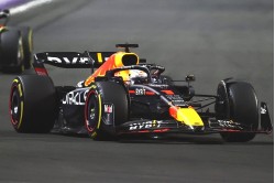 Red Bull RB18 #1 'Oracle Red Bull Racing' Saudi Arabian GP 2022 (Verstappen - 1st) with Pit Board