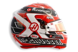 Kevin Magnussen F1 race helmet 2023 (MoneyGram Haas F1 Team)