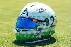 Alexander Albon F1 race helmet 2023 Miami Grand Prix (Williams Racing)