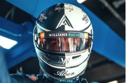 Alexander Albon F1 race helmet 2023 British Grand Prix (Williams Racing)