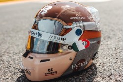 Valtteri Bottas F1 race helmet 2023 Italian Grand Prix (Alfa Romeo F1 Team Stake)