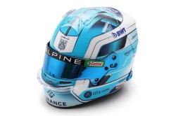 Pierre Gasly race helmet 2024 (BWT Alpine F1 Team)