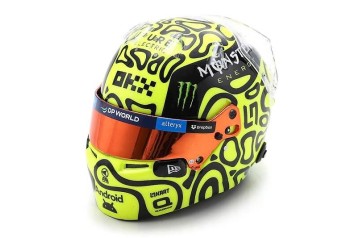 Lando Norris race helmet 2024 (McLaren Formula 1 Team)