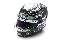 Zhou Guanyu race helmet 2024 (Stake F1 Team Kick)