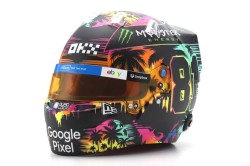 Oscar Piastri race helmet 2024 Miami Grand Prix (McLaren Formula 1 Team)