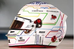 Zhou Guanyu race helmet 2024 Chinese Grand Prix (Stake F1 Team Kick)