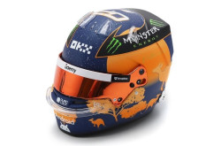 Oscar Piastri race helmet 2024 Australian Grand Prix (McLaren Formula 1 Team) Oscar Piastri race helmet 2024 Australian Grand Prix (McLaren Formula 1 Team)