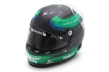 Valtteri Bottas race helmet 2024 Canadian Grand Prix (Stake F1 Team Kick)