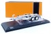 Dual axle car trailer with ramps (silver)