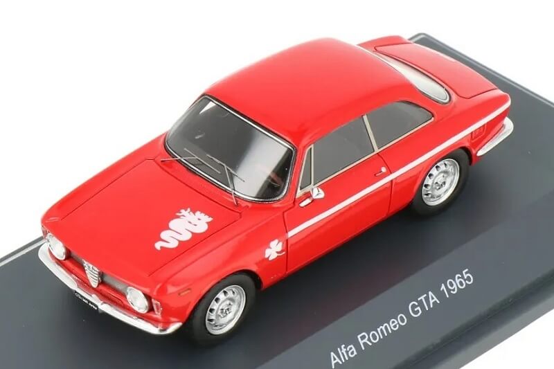 ALFA ROMEO Giulia Sprint GTA Red 1965 1/43 MINICHAMPS