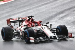 Alfa Romeo C39 #7 Turkish GP 2020 (Kimi Räikkönen) Sauber 500th Race with Pit Board