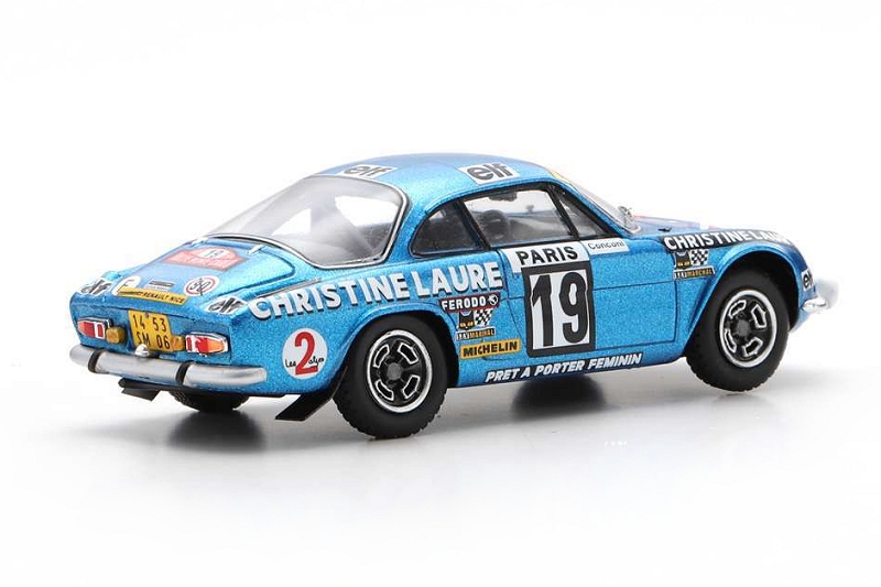Alpine-Renault A110 1600 SC #19 'Winner Coupe des Dames' Monte 