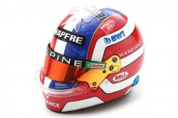 Esteban Ocon 2022 race helmet (BWT Alpine F1 Team)