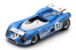 Matra MS650 #51 BOAC 1000 Km 1970 (Jack Brabham & Jean-Pierre Beltoise - 12th) Limited 500