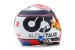 Nyck de Vries race helmet 2023 (Scuderia AlphaTauri)