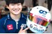 Yuki Tsunoda race helmet 2023 Singapore Grand Prix (Scuderia AlphaTauri)