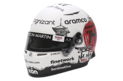 Fernando Alonso race helmet 2023 Japanese GP (Aston Martin Aramco Cognizant F1 Team)