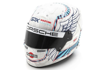 Michael Christensen race helmet 24 Hours of Spa 2022 (Porsche GT Team)